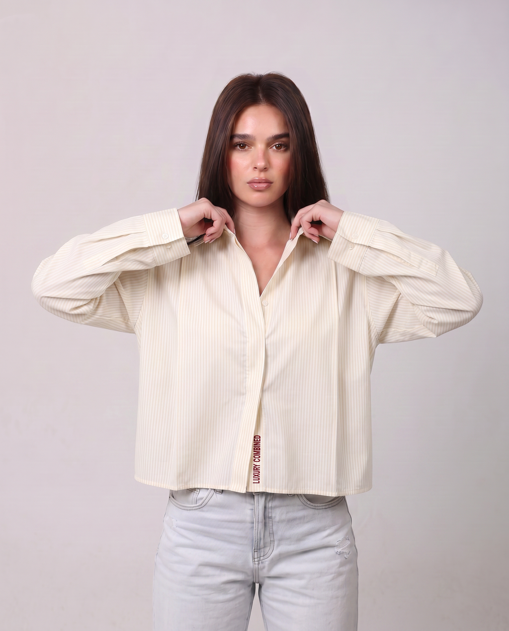 OXFORD BOXY SHIRT IN YELLOW