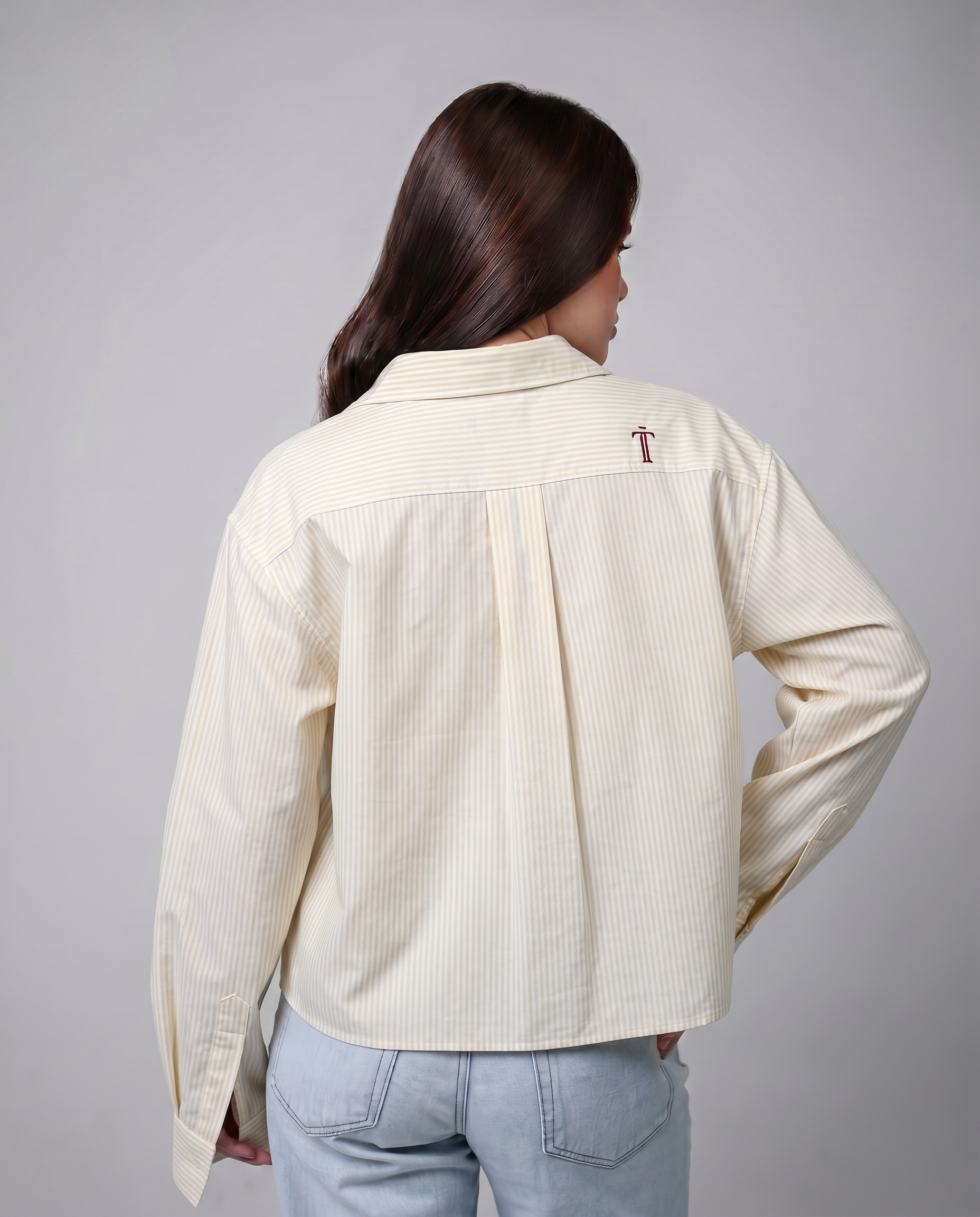 OXFORD BOXY SHIRT IN YELLOW