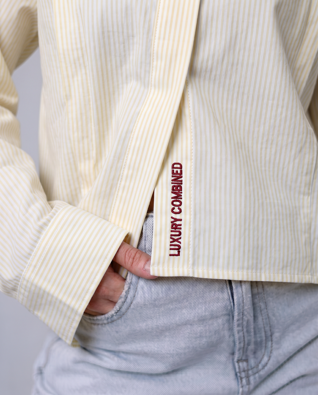 OXFORD BOXY SHIRT IN YELLOW