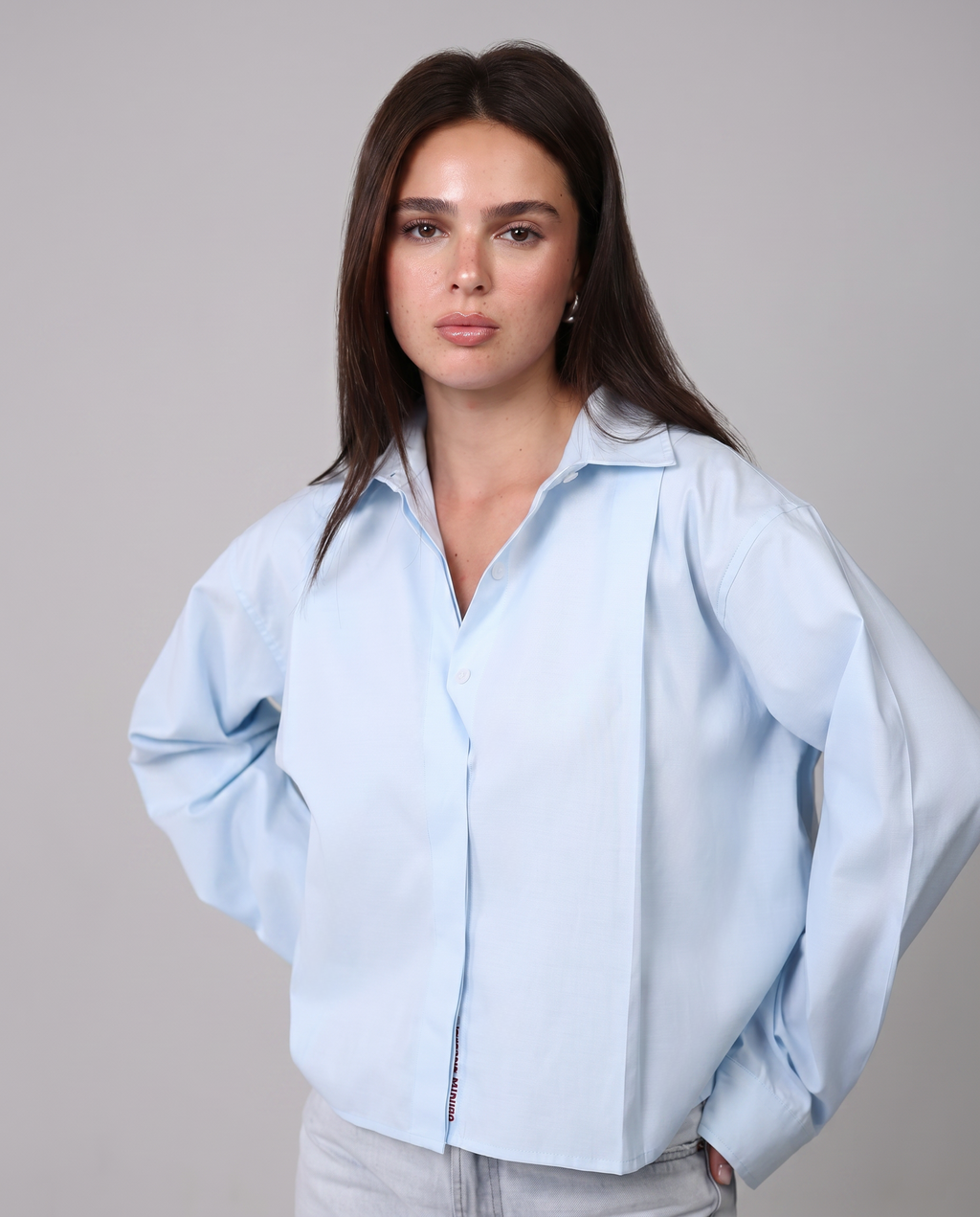 OXFORD BOXY SHIRT IN BLUE