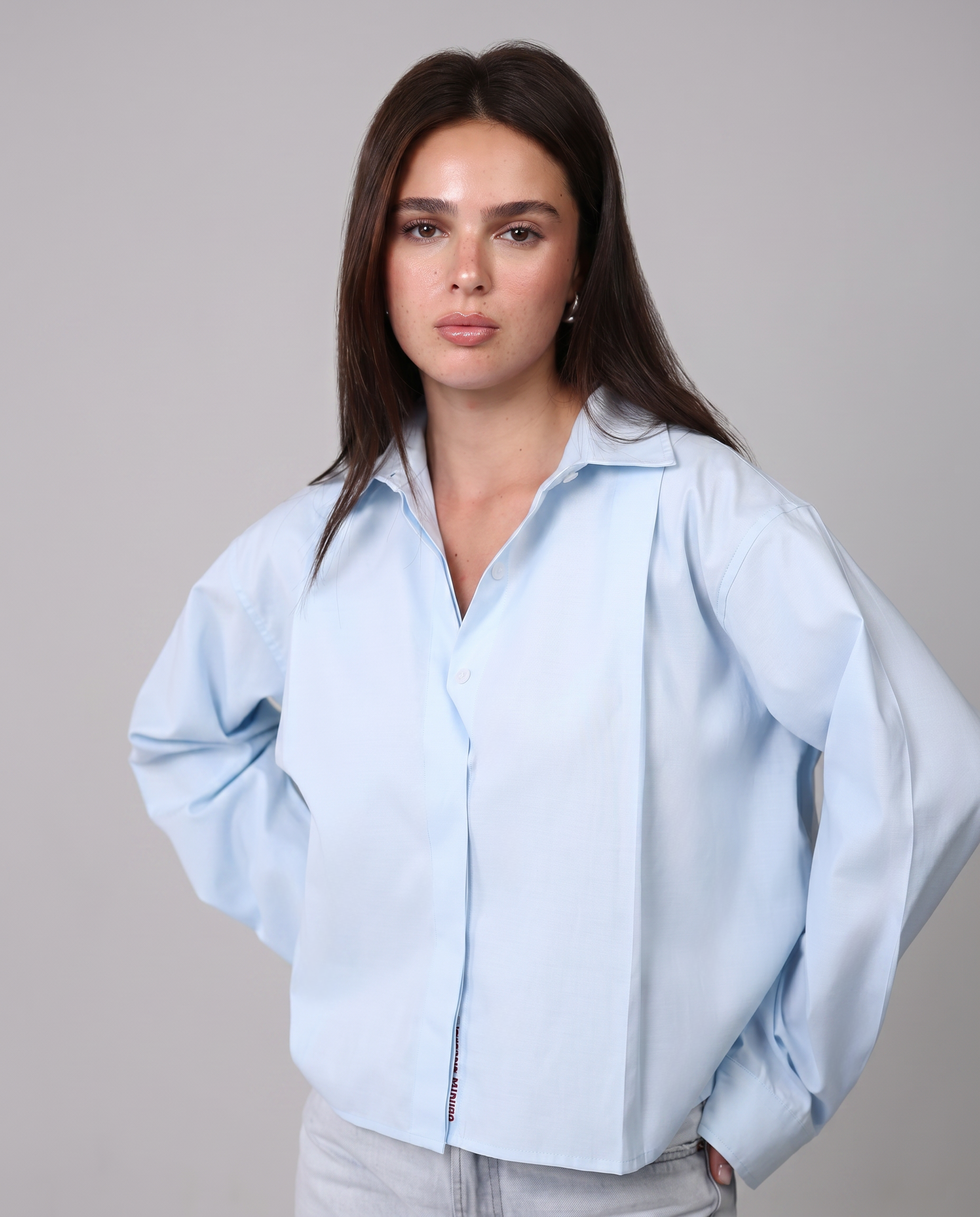 OXFORD BOXY SHIRT IN BLUE