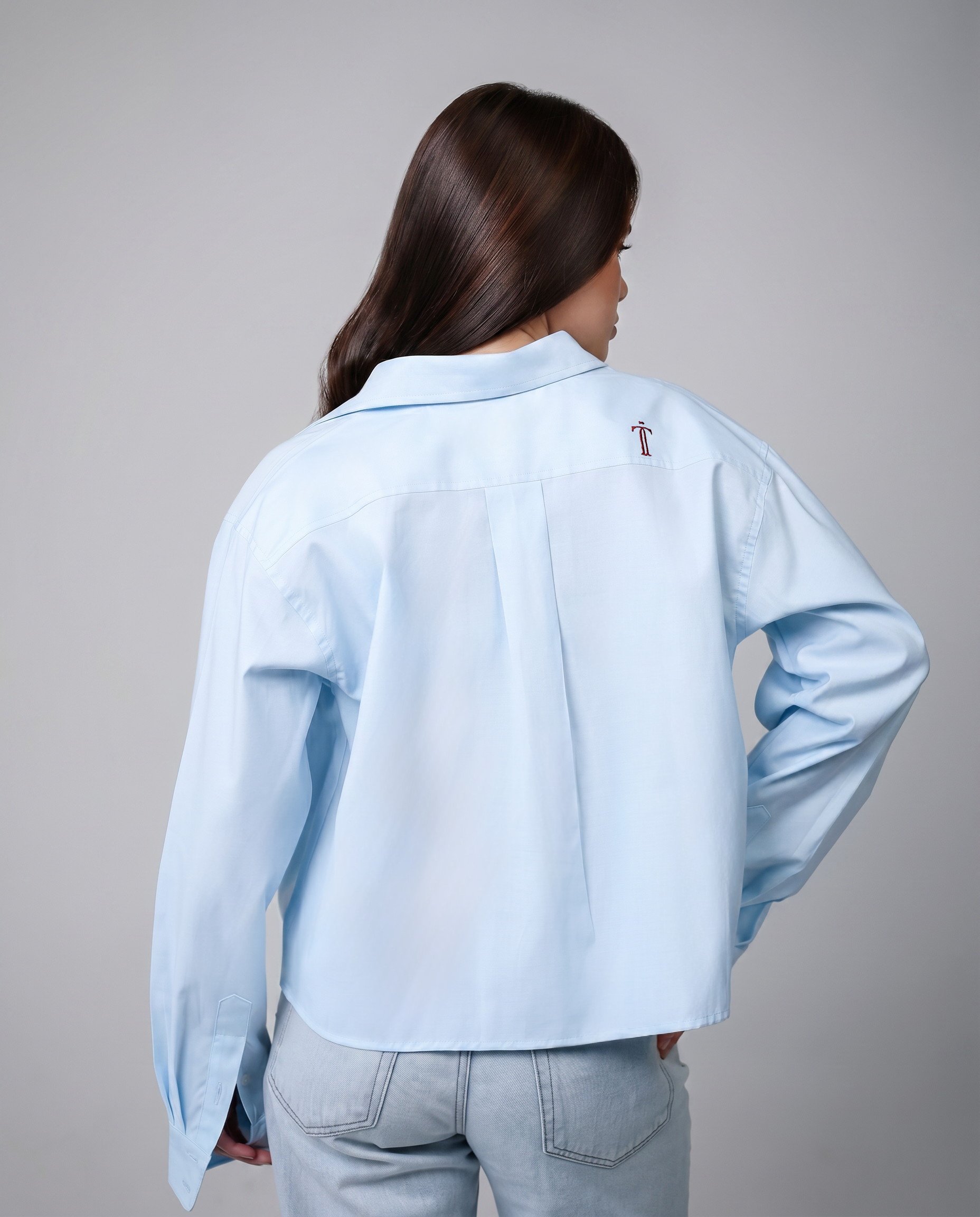 OXFORD BOXY SHIRT IN BLUE