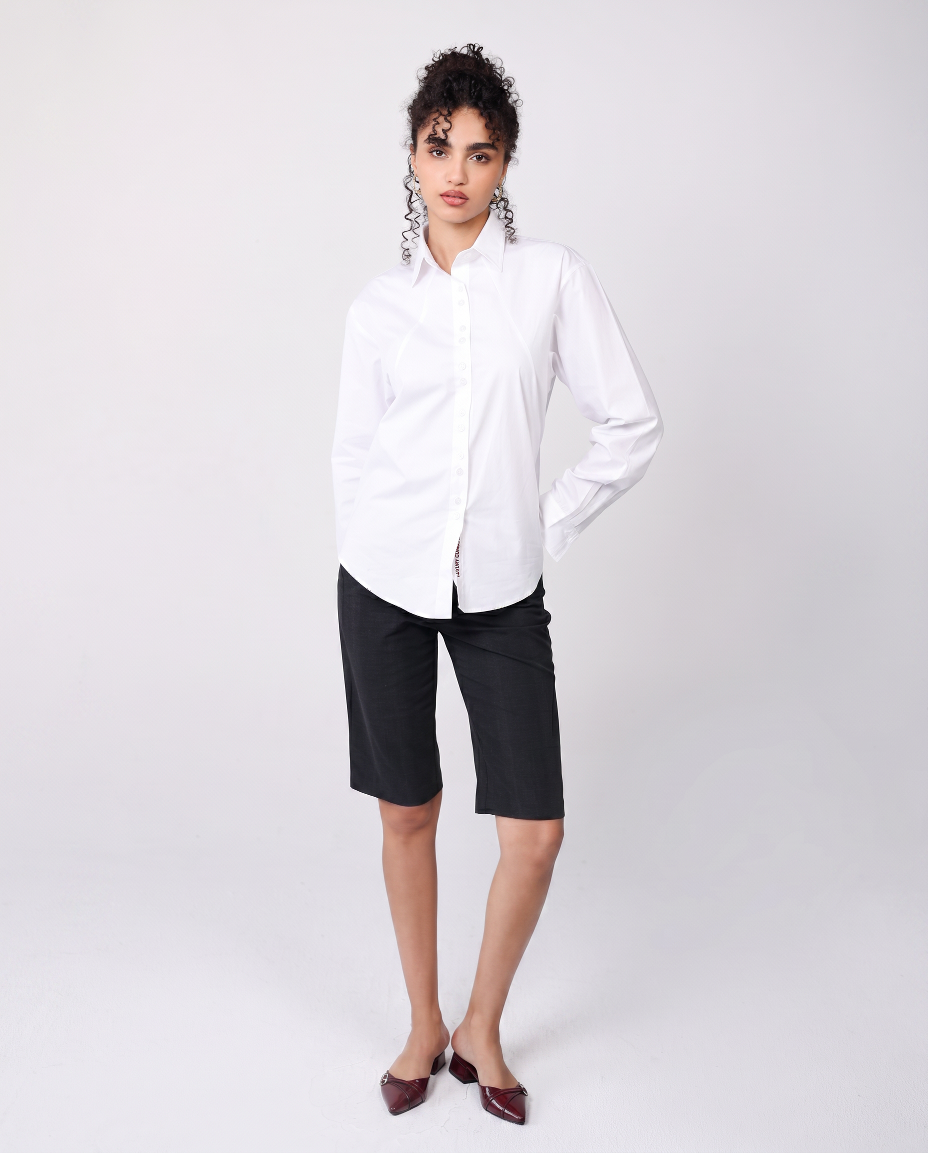 RELAXED FIT POPLIN SHIRT