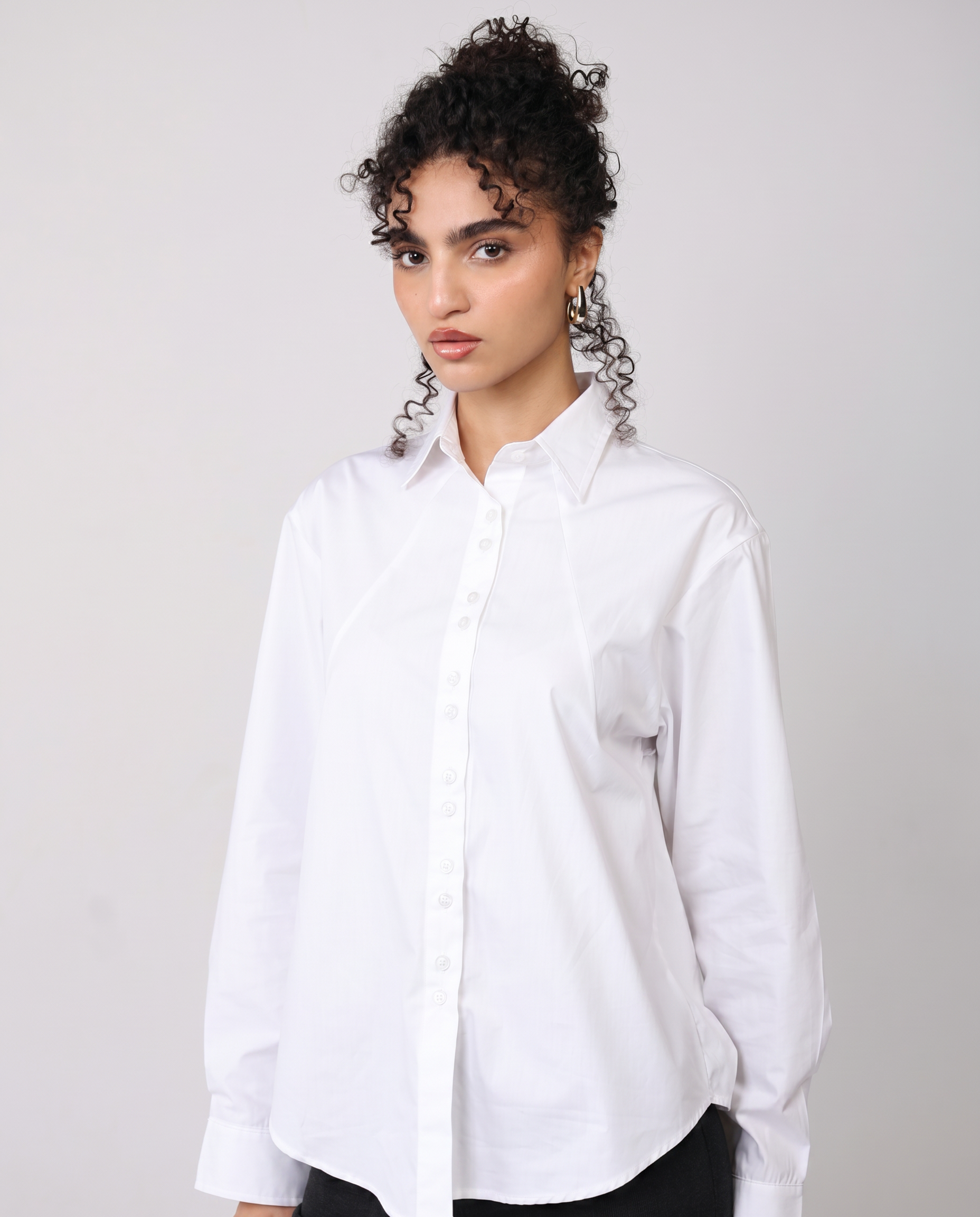 RELAXED FIT POPLIN SHIRT