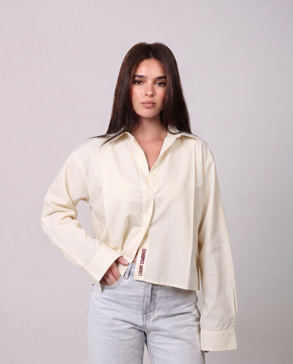 OXFORD BOXY SHIRT IN YELLOW
