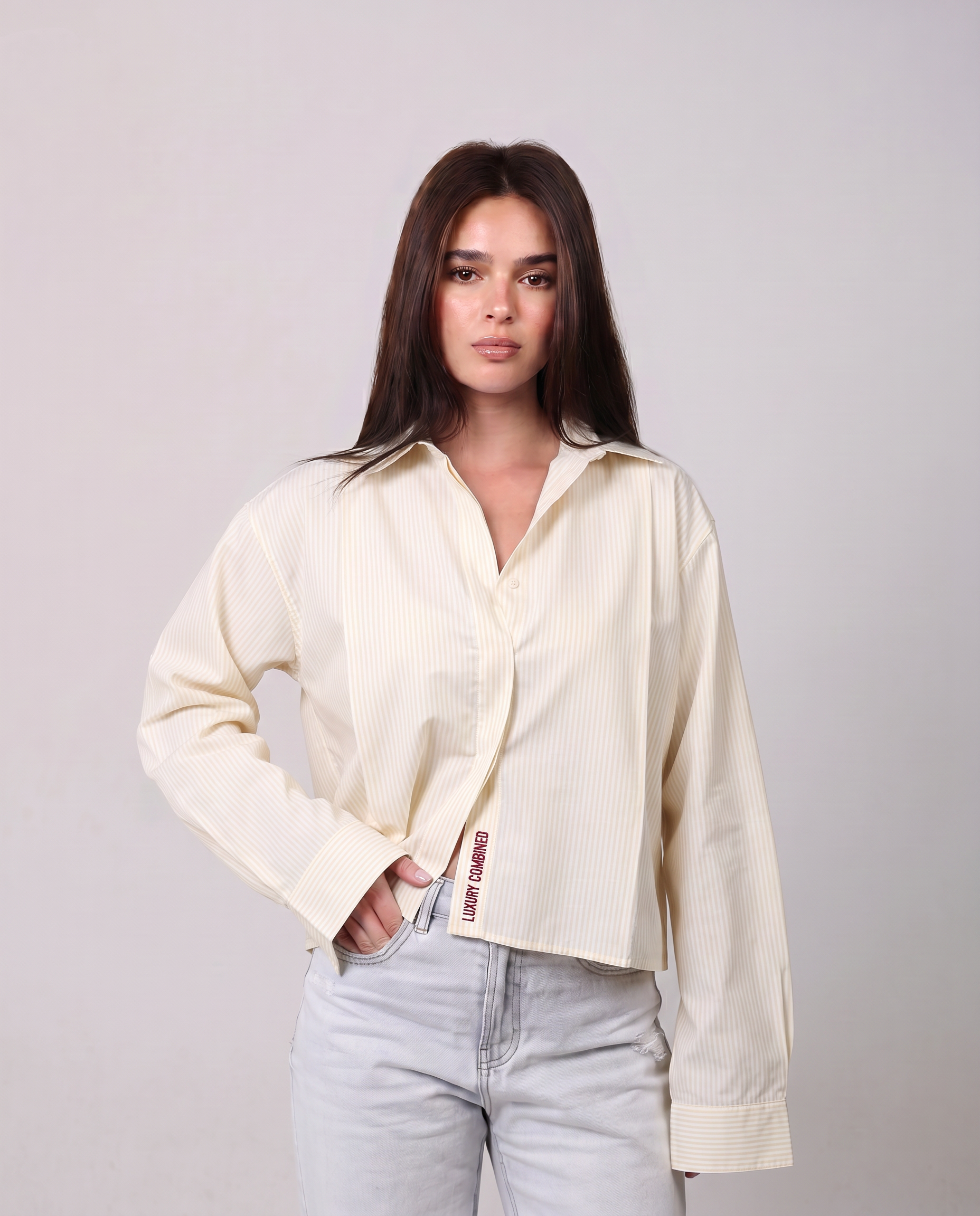 OXFORD BOXY SHIRT IN YELLOW